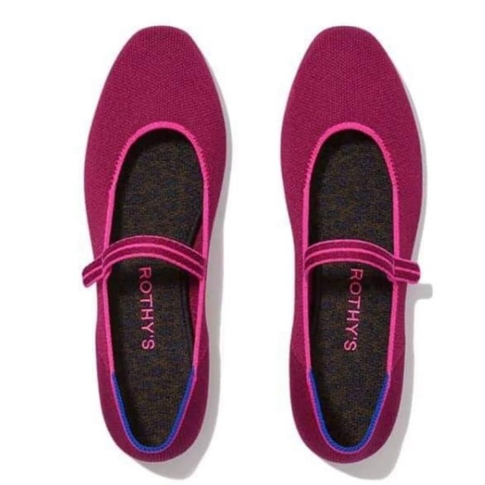 Rothy’s square mary jane in beet - NWB